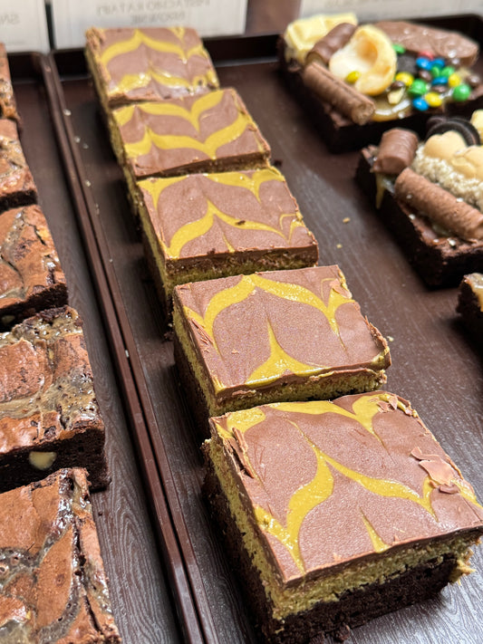 Pistachio Kataifi Brownie