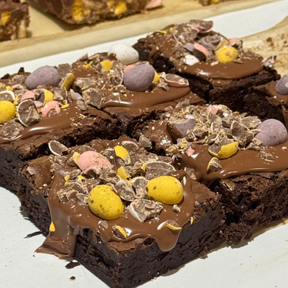 Mini Egg Loaded Brownie