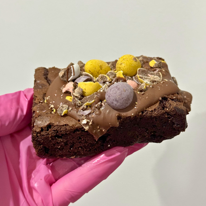 Mini Egg Loaded Brownie
